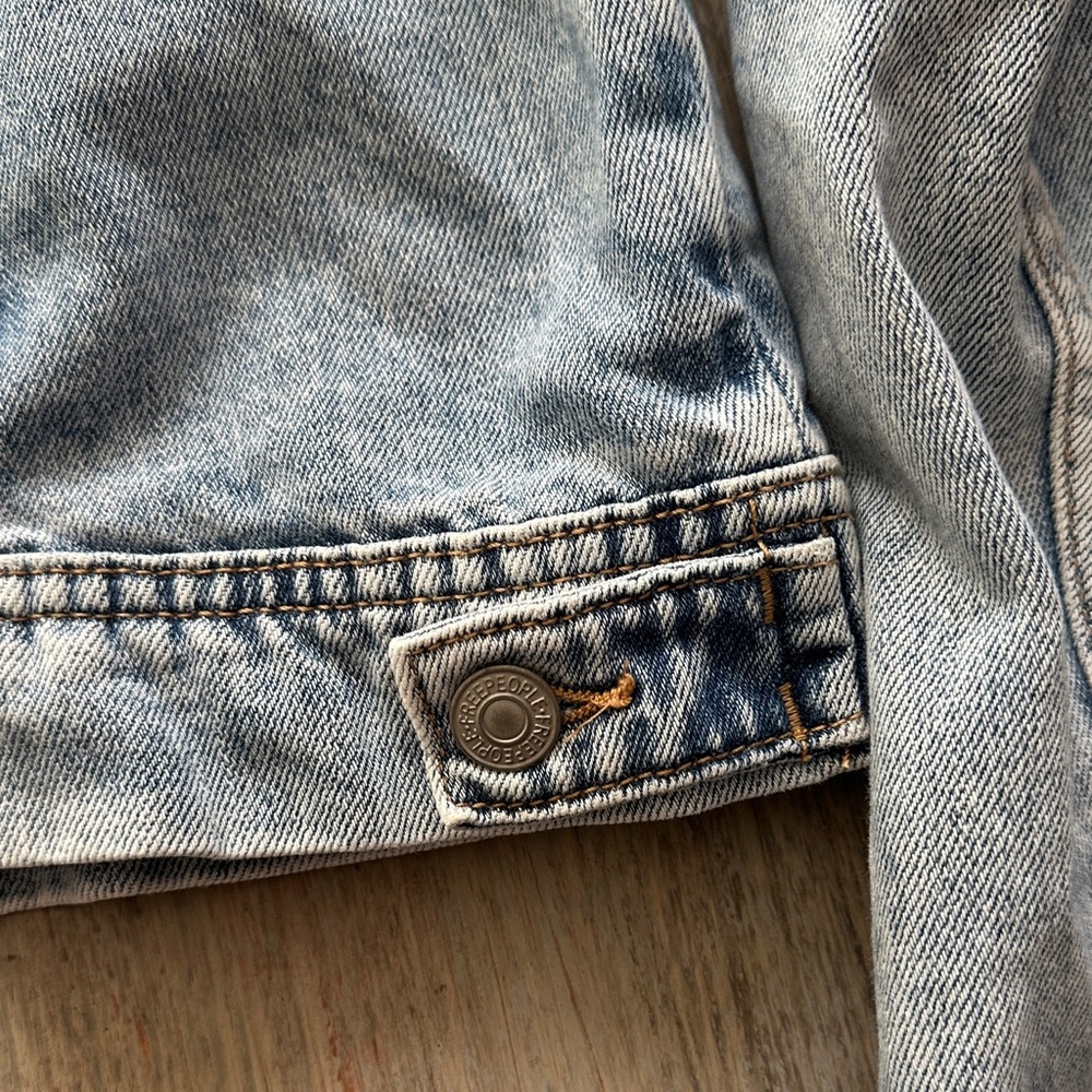 Free People Light Blue Jean Jacket - Picture 15 of 16